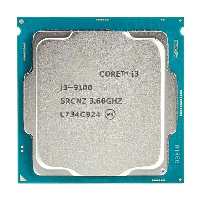 Core i3 9100/9300/9320/9350 9th Generation, Desktop Processor, 1 Year Warranty (Silver)