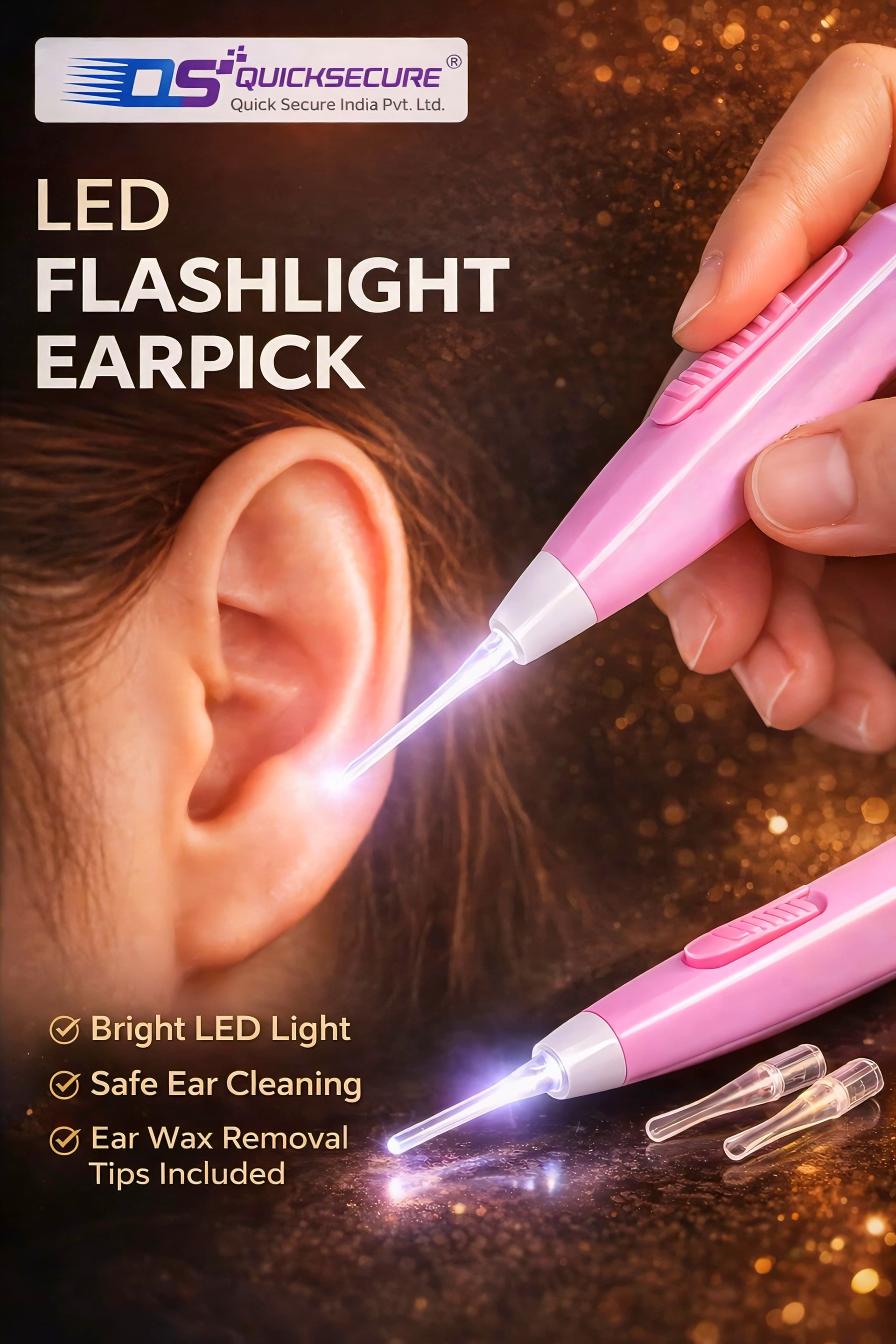 LED Flashlight Ear pick