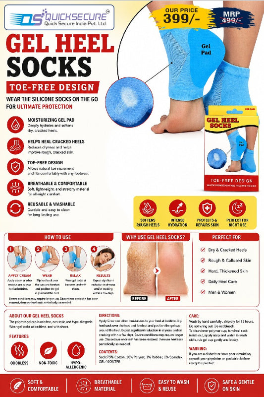 Gel Heel Socks