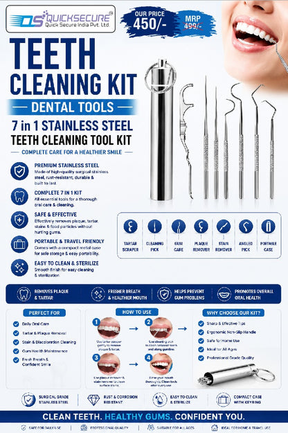Quick Secure Toothpick Teeth Cleaner Set