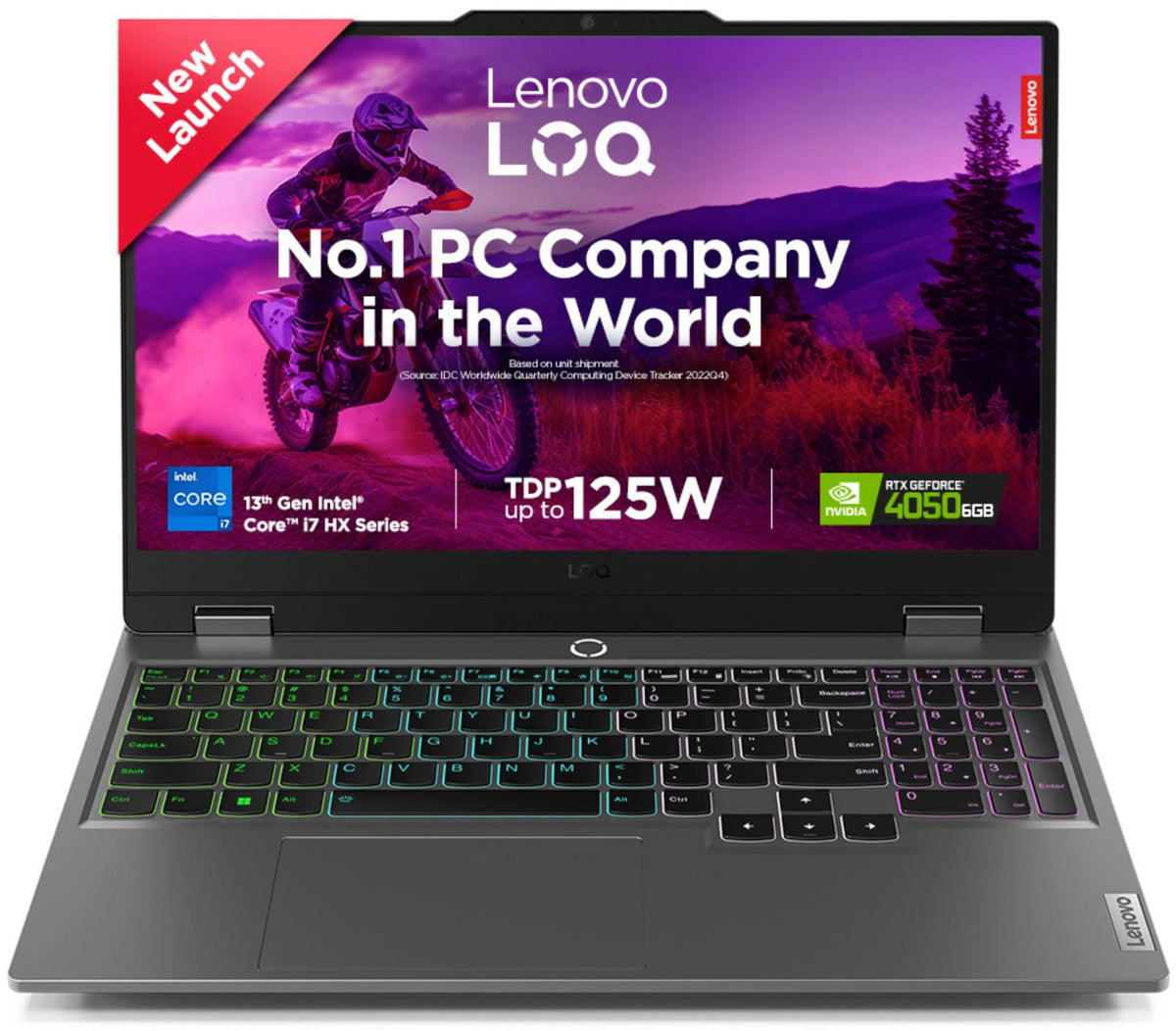 Lenovo LOQ Intel Core i7 13th Gen 13645HX - (16 GB/512 GB SSD/Windows 11 Home/6 GB Graphics/NVIDIA GeForce RTX 4050) LOQ Gaming Laptop (15.6 inch, Luna Grey, 2.38 kg, With MS Office)