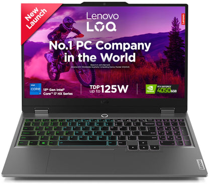 Lenovo LOQ Intel Core i7 13th Gen 13645HX - (16 GB/512 GB SSD/Windows 11 Home/6 GB Graphics/NVIDIA GeForce RTX 4050) LOQ Gaming Laptop (15.6 inch, Luna Grey, 2.38 kg, With MS Office)