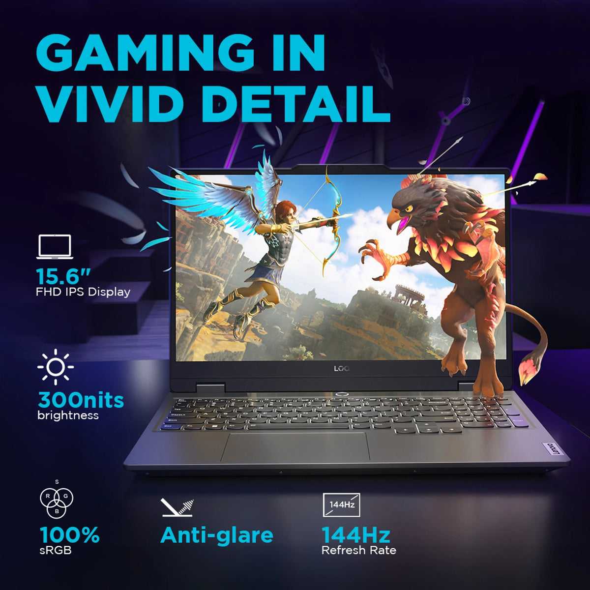 Lenovo LOQ Intel Core i7 13th Gen 13645HX - (16 GB/512 GB SSD/Windows 11 Home/6 GB Graphics/NVIDIA GeForce RTX 4050) LOQ Gaming Laptop (15.6 inch, Luna Grey, 2.38 kg, With MS Office)