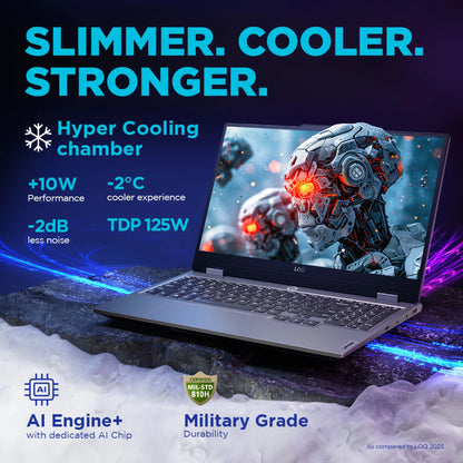 Lenovo LOQ Intel Core i7 13th Gen 13645HX - (16 GB/512 GB SSD/Windows 11 Home/6 GB Graphics/NVIDIA GeForce RTX 4050) LOQ Gaming Laptop (15.6 inch, Luna Grey, 2.38 kg, With MS Office)