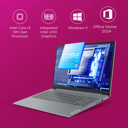 LENOVO IDEAPAD SLIM3 I3-1315U 8GB/512GBSSD (ARCTIC GREY) WIN11+MSO INTEL UHD	15.6"FHD