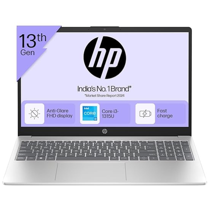HP 15, 13th Gen Intel Core i3-1315U (8GB DDR4, 512GB SSD)