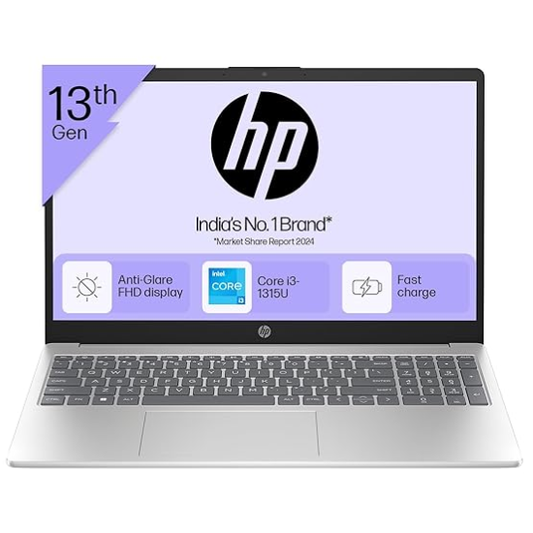 HP 15, 13th Gen Intel Core i3-1315U (8GB DDR4, 512GB SSD)