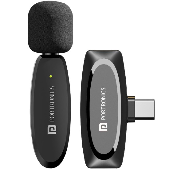 Portronics Dash 7 Omnidirectional Type C Wireless Microphone