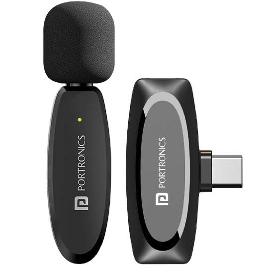 Portronics Dash 7 Omnidirectional Type C Wireless Microphone