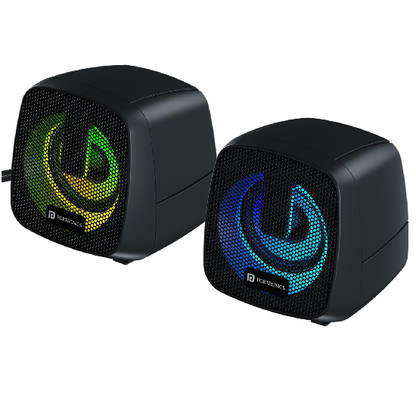 Portronics 6W in Tune 6 HD Sound 2.0 Channel Portable Desktop PC Speaker