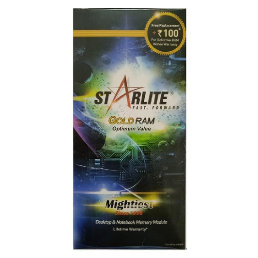 Starlite DDR DDR4 4 GB (Single Channel) PC (4GB DDR4 3200)