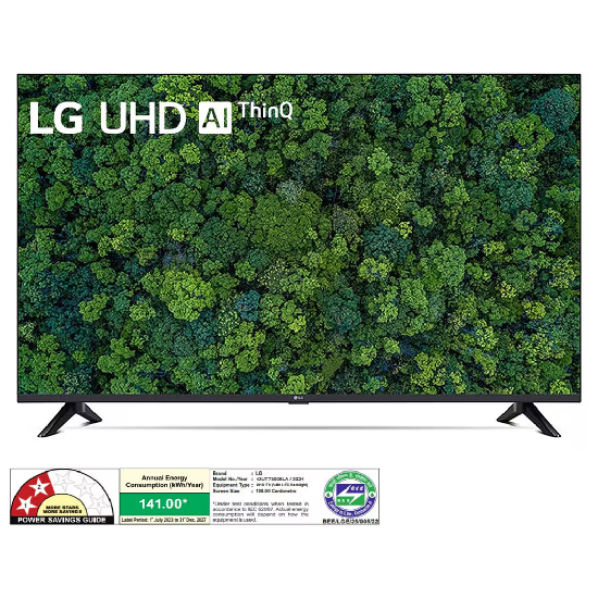 LG 108cm 43 UHD (UT7300) Smart TV with α5 AI Processor 4K Gen7