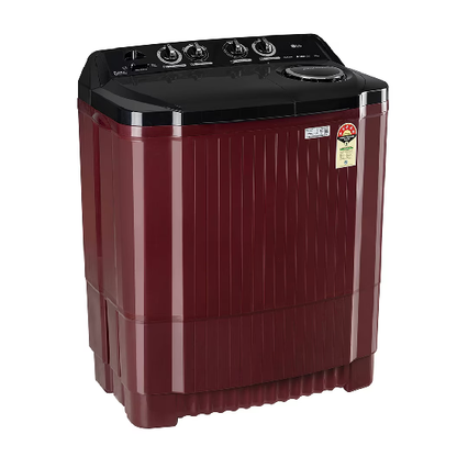 LG 8.5KG Semi Automatic Top Load Washing Machine, Burgundy