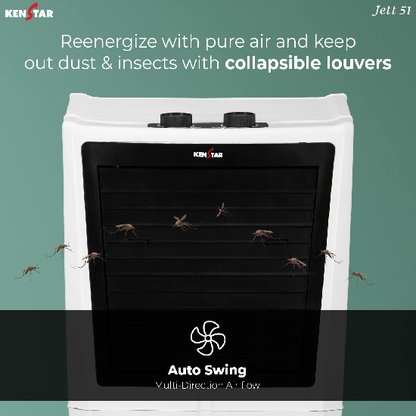 Kenstar JETT HC 51 Personal Desert Air Water Cooler 51L, 170 Watts