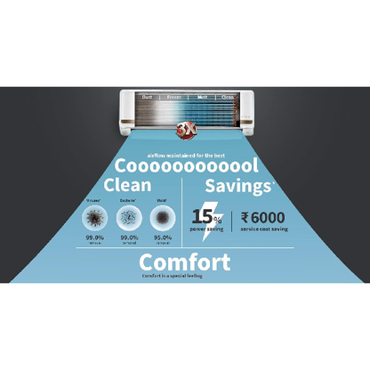 Hitachi 1 Ton 5 Star ice Clean Xpandable Plus Inverter Split AC