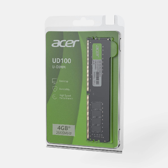 Acer UD100 U-DIMM 2666MHz 4GB 19-19-19-43 1R*8