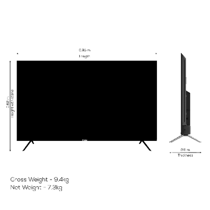 Haier 108 cm (43 inches) 4K Ultra HD Smart LED Google TV L43FG