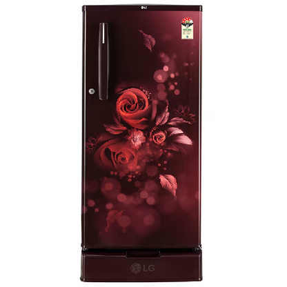 LG 185L Single Door Refrigerator, Smart Inverter Compressor 4 Star