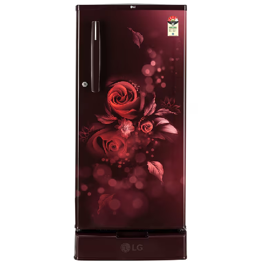 LG 185L Single Door Refrigerator, Smart Inverter Compressor 4 Star