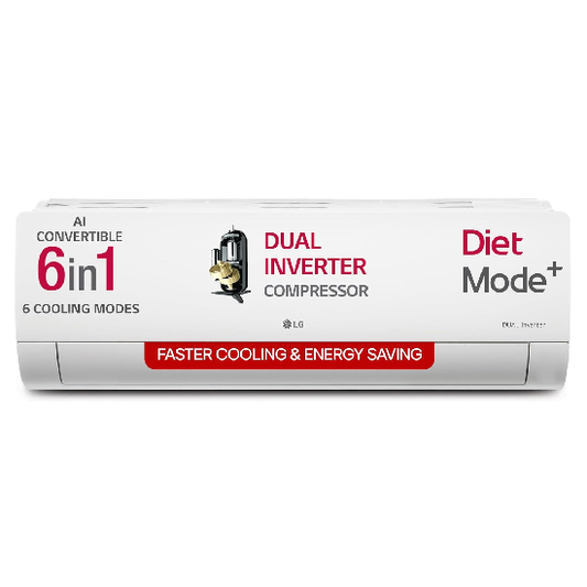 LG 1.5 Ton 3 Star DUAL Inverter Split AC