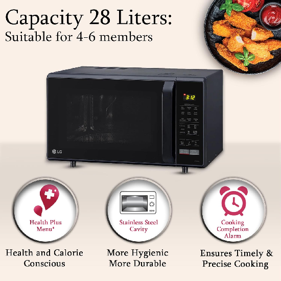 LG 28 L Convection Microwave Combination Oven