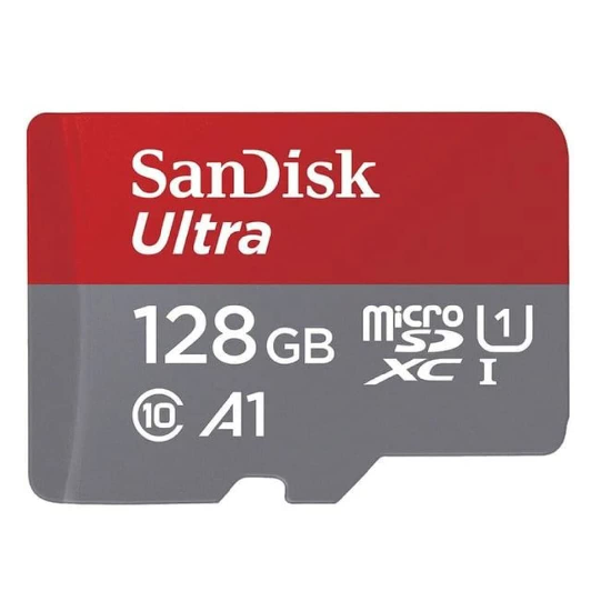 SanDisk Ultra 128GB microSDXC UHS-I, 140MB/s R, Memory Card