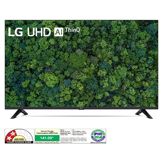 LG 108cm (43) UHD (UT7350) Smart TV with α5 AI Processor 4K Gen7