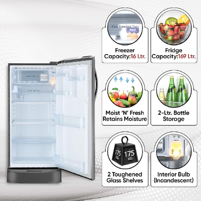 LG 185 L, 5 Star Direct-Cool Single Door Refrigerator