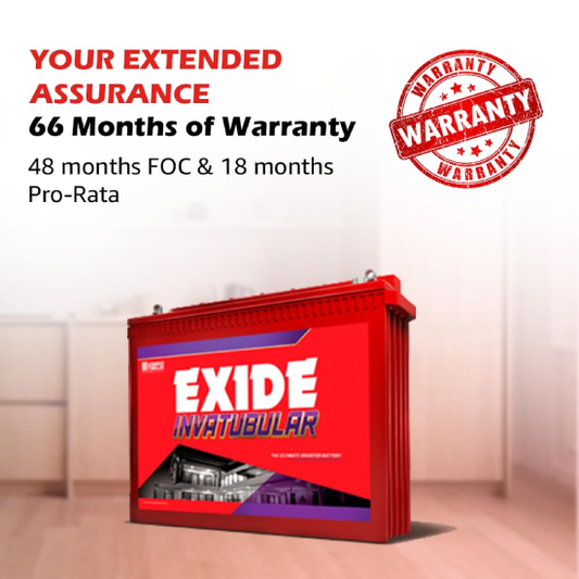 EXIDE INVATUBULAR IT950, 12V 260Ah Tall Tubular Inverter Battery