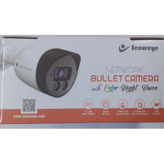 Secureye S-IP-W4 4MP Network Bullet Camera