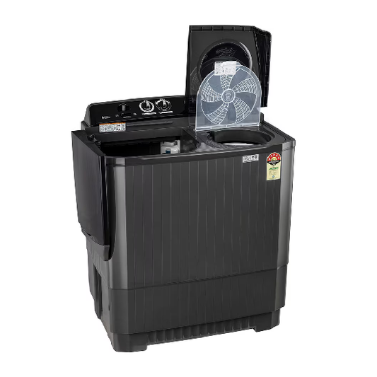 LG 8.5Kg Semi Automatic Top Load Washing Machine, Full Black