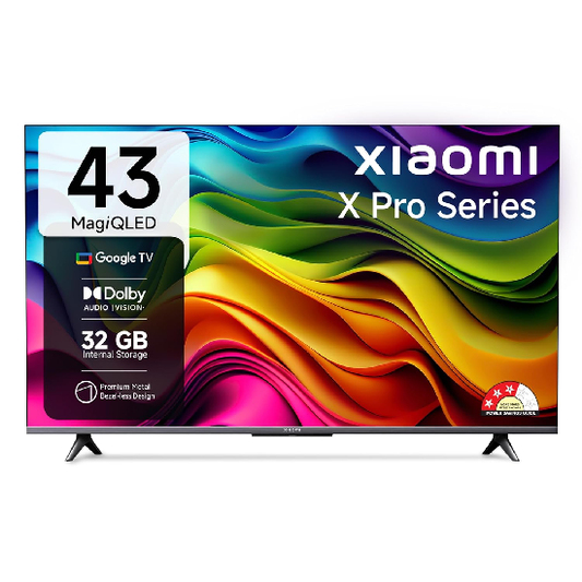 Xiaomi 108 cm (43 inches) X Pro QLED Series Smart Google TV