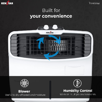 Kenstar Ventina 60 Window Air Cooler 60L, 210 Watts
