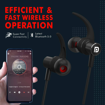 Portronics Harmonics 216 HD POR-279 Stereo Wireless Bluetooth 5.0 Sports Headset