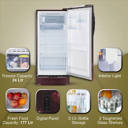 LG 201 L Direct Cool Single Door 5 Star Refrigerator