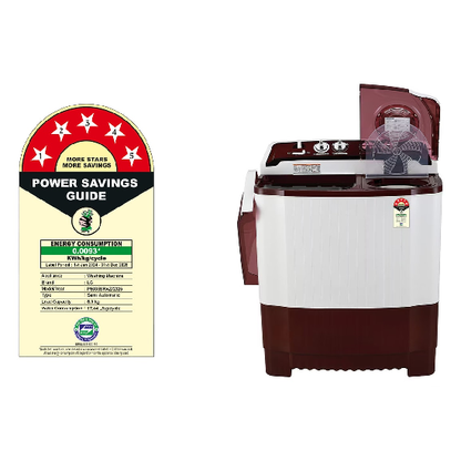 LG 8Kg Semi Automatic Top Load Washing Machine