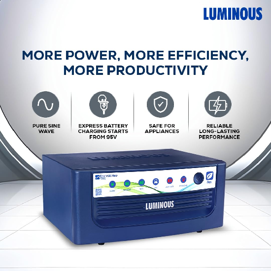 Luminous Eco Volt Neo 1550 Pure Sine Wave Inverter 1400VA Inverter