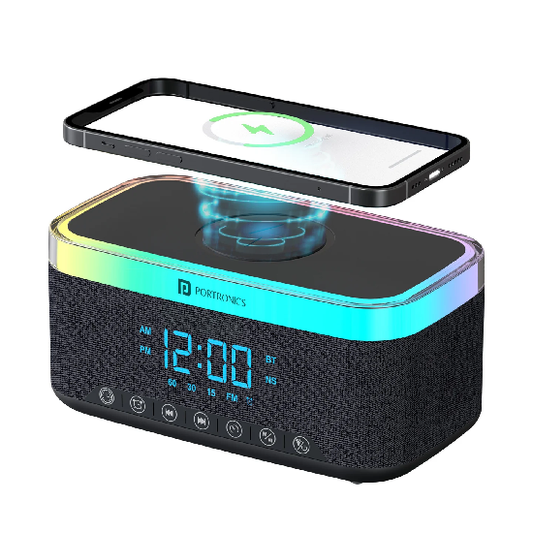Portronics TriFusion 16W Bluetooth Speaker | 360 RGB LED Light