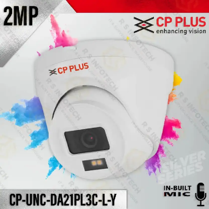 CP PLUS CP-UNC-DA21PL3C-L-Y 2MP Network Built-in Mic