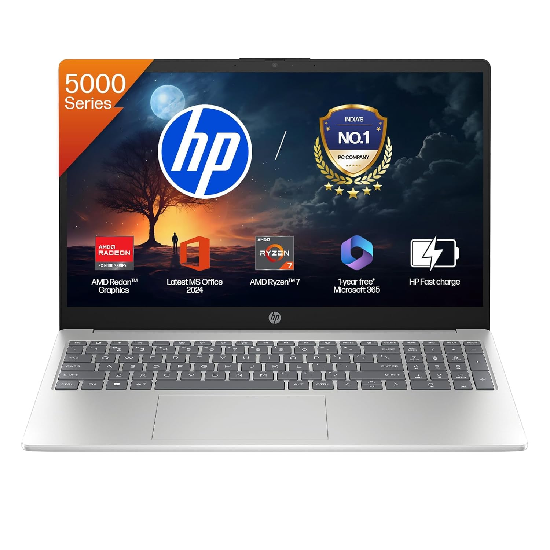 HP 15, AMD Ryzen 7 5825U, 16GB DDR4, 512GB SSD, 15.6-inch