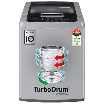 LG 6.5 Kg 5 Star Inverter Turbodrum Fully Automatic Top Loading Washing Machine