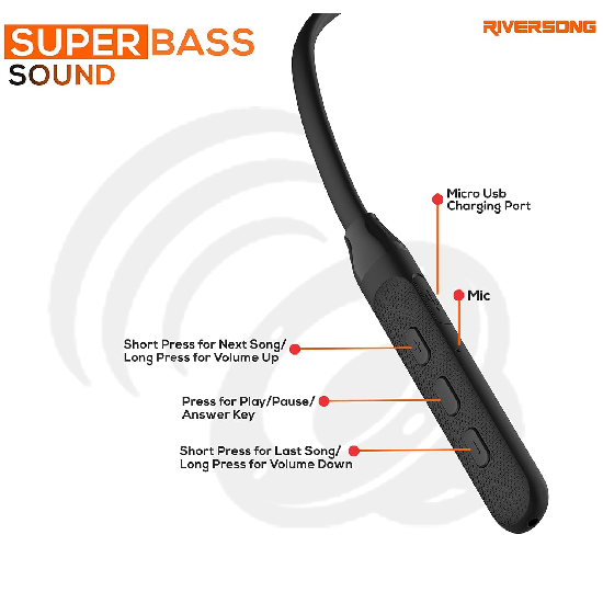 RIVERSONG Stream W Sports Wireless Neckband