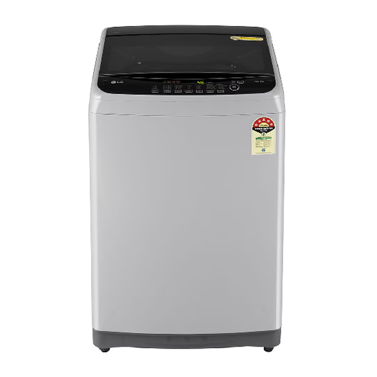 LG 7Kg Top Load Washing Machine, Middle Free Silver