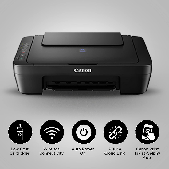 Canon PIXMA E470 All in One WiFi Ink Efficient Colour Printer