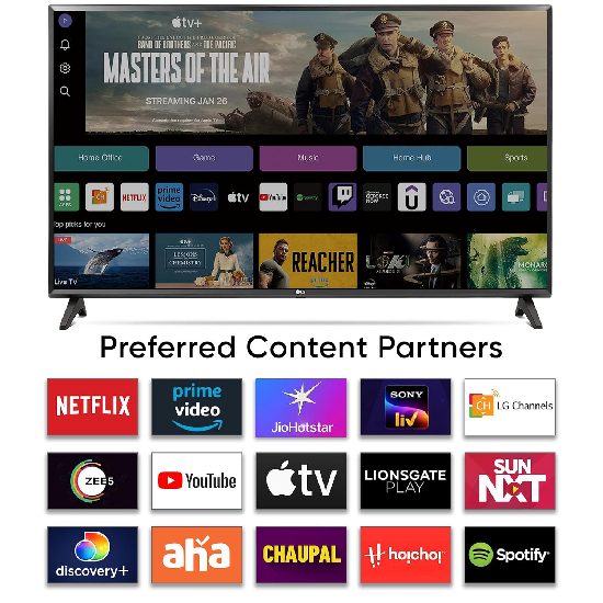 LG 80 cm (32 inches) HD Ready Smart LED TV 32LM563BPTC