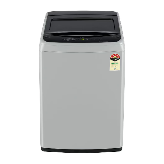 LG 7.5 Kg Top Load Washing Machine Middle Free Silver