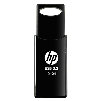 HP 712w 64GB USB 3.2 Flash Drive- Black