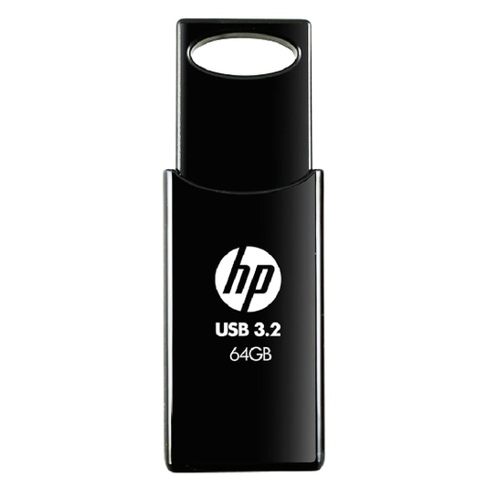 HP 712w 64GB USB 3.2 Flash Drive- Black