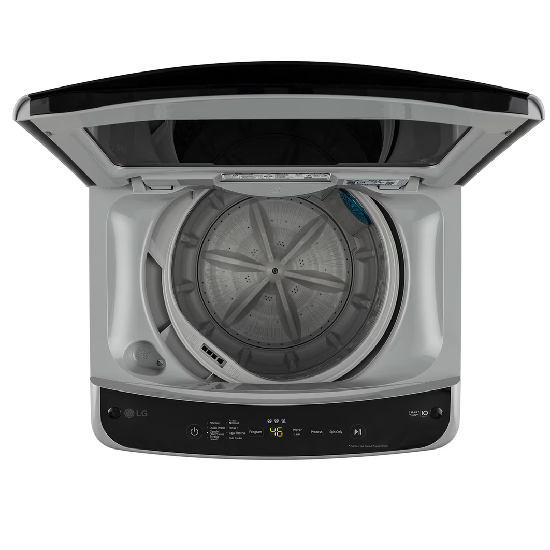 LG 7.5 Kg Top Load Washing Machine Middle Free Silver