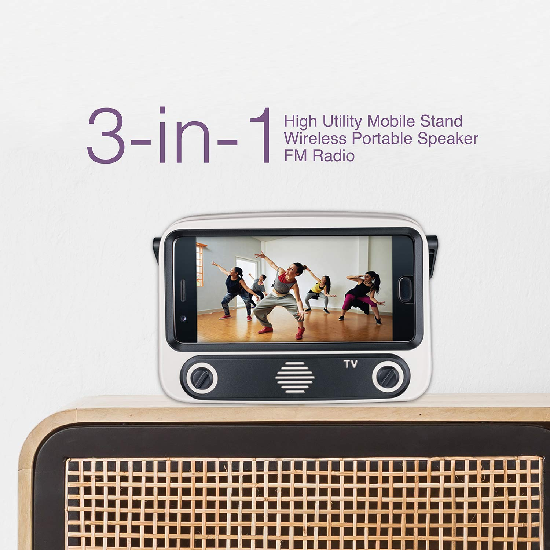 FINGERS My-Own-TV (MOT) 8 Watt Wireless Bluetooth FM Speaker
